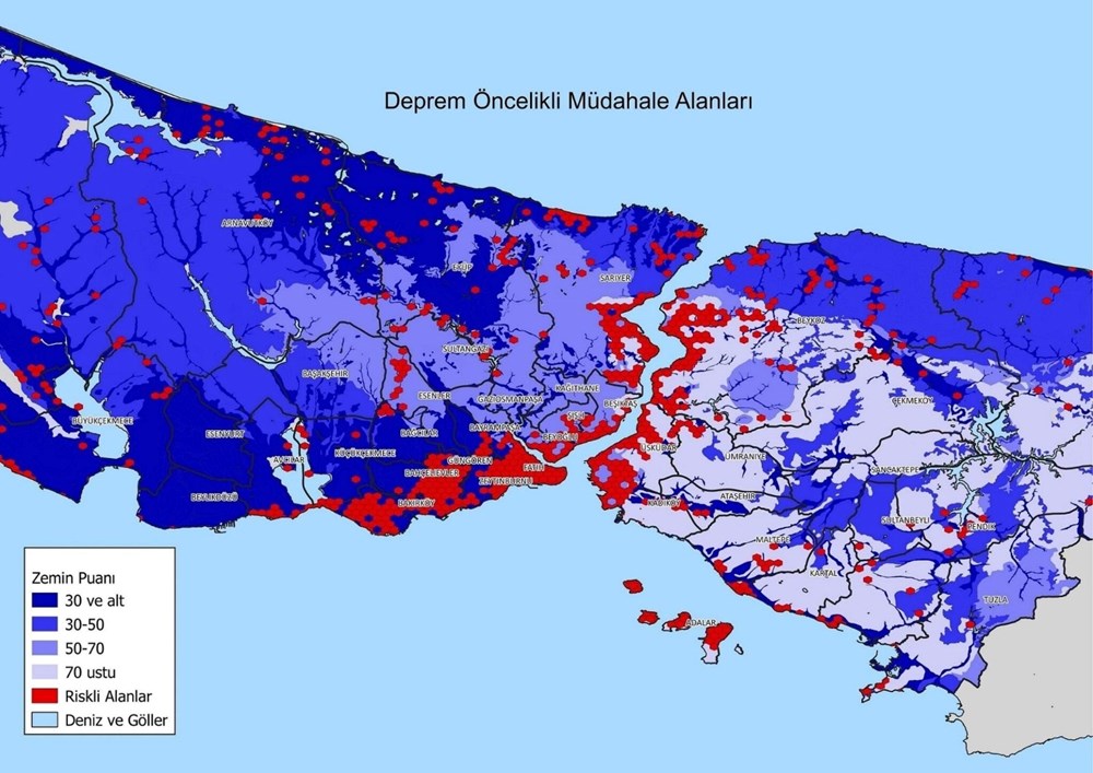 AFAD'dan İstanbul depremi için 'kırmızı eylem' planı: Mahalle mahalle deprem riski yüksek olan ilçeler - 2