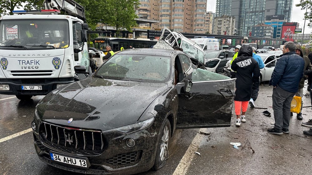 İstanbul'da zincirleme kaza: Yaralılar var - 10