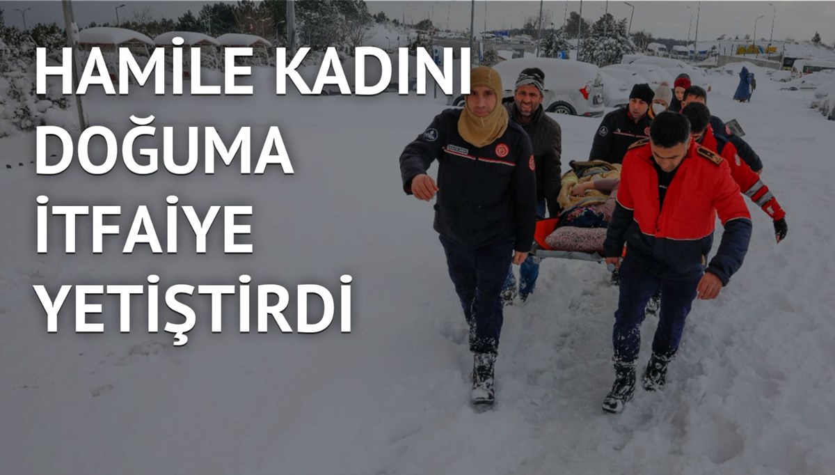 İstanbul’da ambulans kara saplanınca itfaiye yardıma koştu