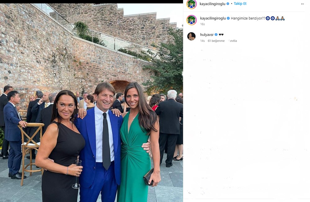 Hülya Avşar ve Kaya Çilingiroğlu kızları Zehra ile poz verdi - 3