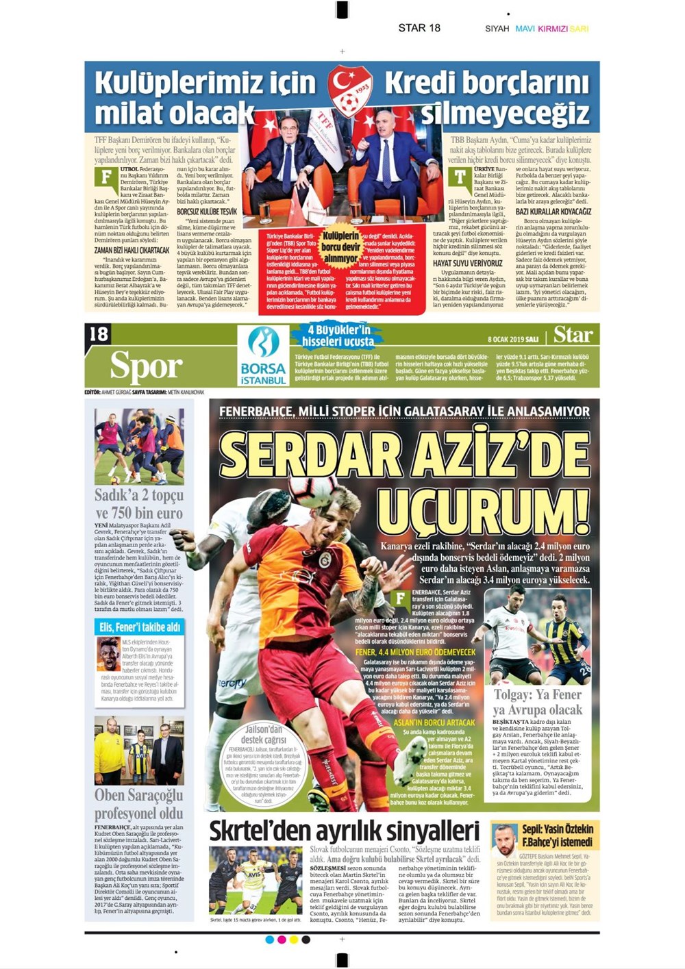 Gunun Spor Mansetleri 08 Ocak 2019 Son Dakika Spor Haberleri Ntv Haber