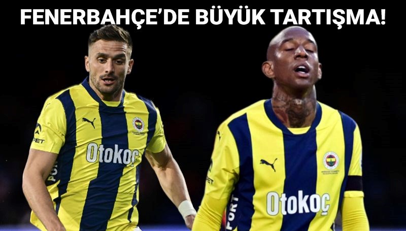 Fenerbahçe'de saha içinde büyük gerilim