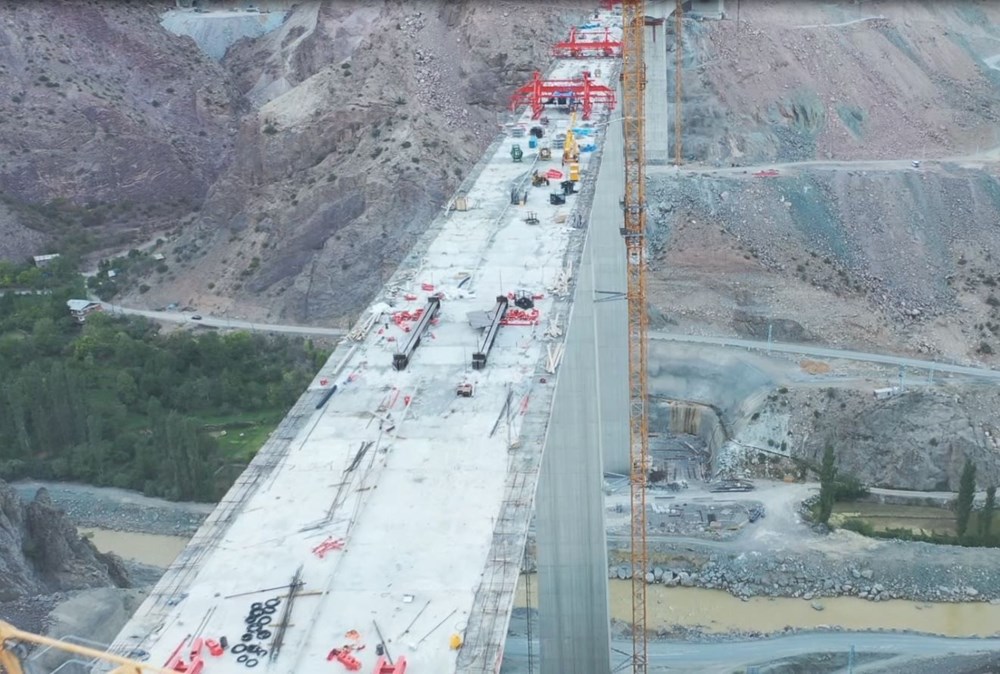 Jembatan pedestal tertinggi kedua di Turki dibuka - 5