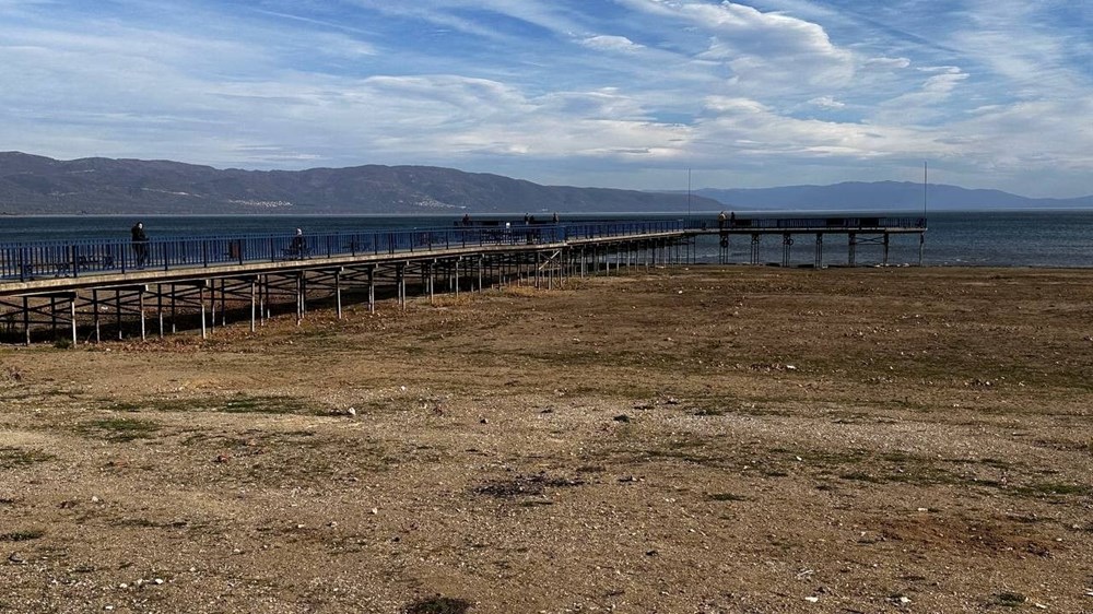 Kuraklık İznik Gölü'nü de vurdu: 400 metre geri çekildi - 7