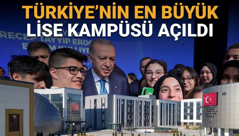 Esenyurt Recep Tayyip Erdoğan Eğitim Külliyesi açıldı: Türkiye'nin en büyük lise kampüsünde neler var?