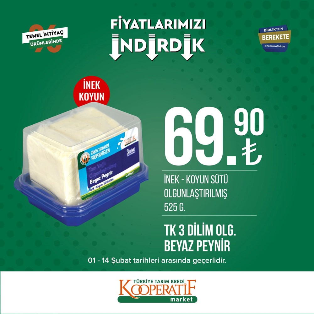Tarım Kredi Kooperatif Market güncel indirimli ürünler listesini paylaştı Tarım Kredi Kooperatif Market yeni indirimli ürünler listesi belli oldu (1-14 Şubat güncel indirimli ürünler kataloğu) - 35