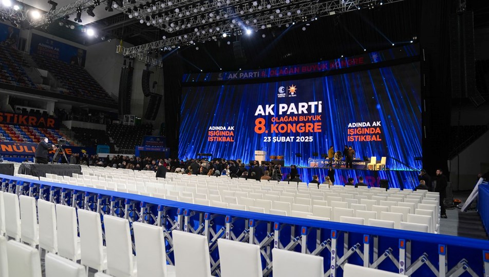 AK Parti 8. Olağan Büyük Kongresi yarın yapılacak: Hazırlıklar tamamlandı