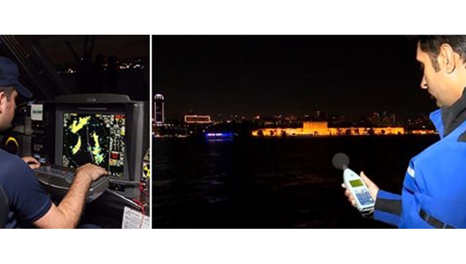 İstanbul Boğazı'nda ses denetimi