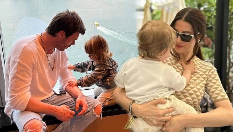 Kıvanç Tatlıtuğ ile oğlu Kurt Efe'den yeni paylaşım: Birlikte spora gittiler