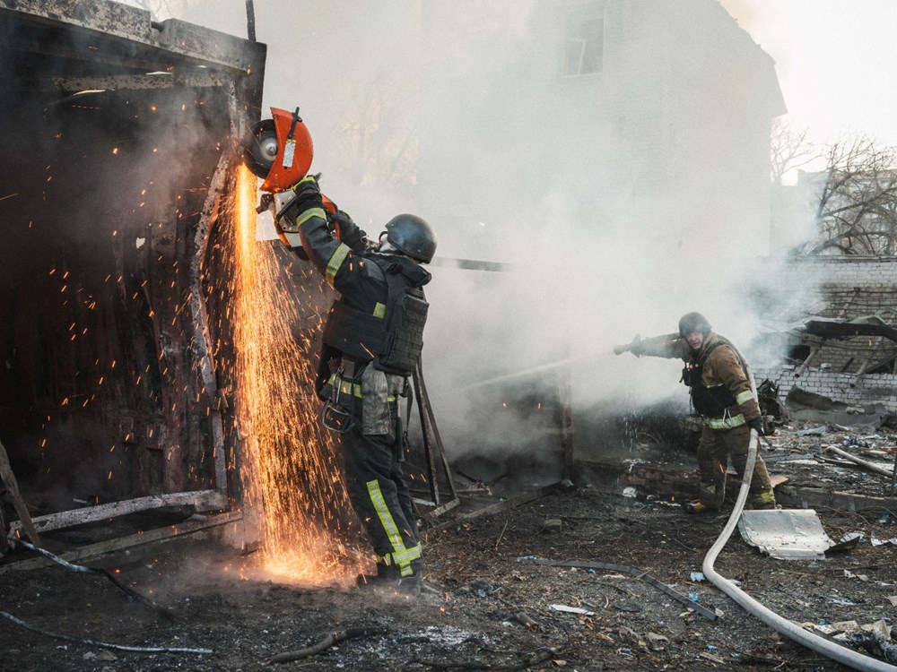Distopya değil gerçek: Harkov ve Odesa’daki Rus bombardımanı fotoğraflara böyle yansıdı - 5