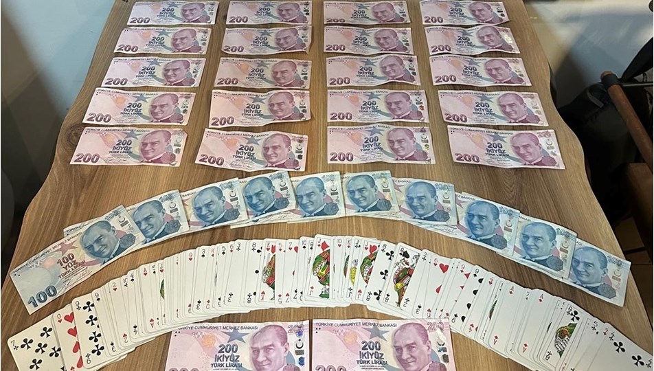 Kumar oynarken yakalananlara binlerce lira ceza