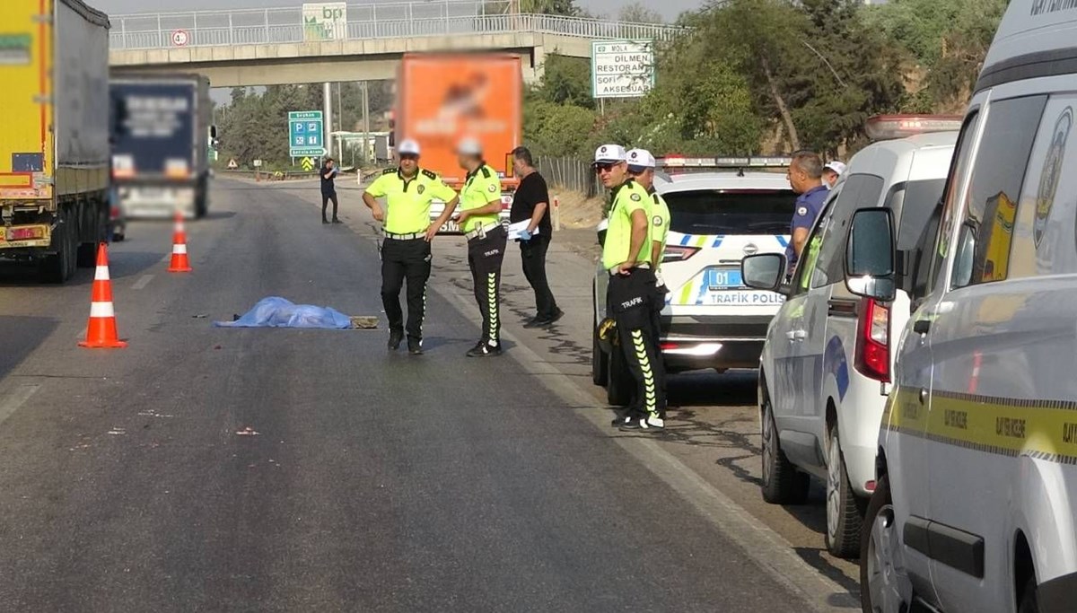Adana'da TIR'ın çarptığı yaya öldü