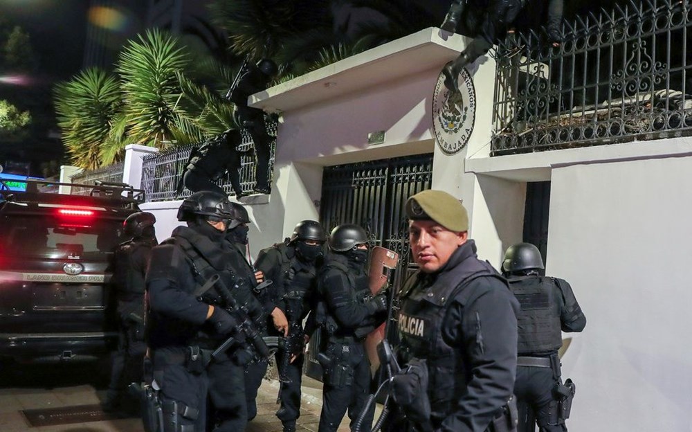 Ekvador ile Meksika arasında kriz: Büyükelçiliği polis bastı! - 3