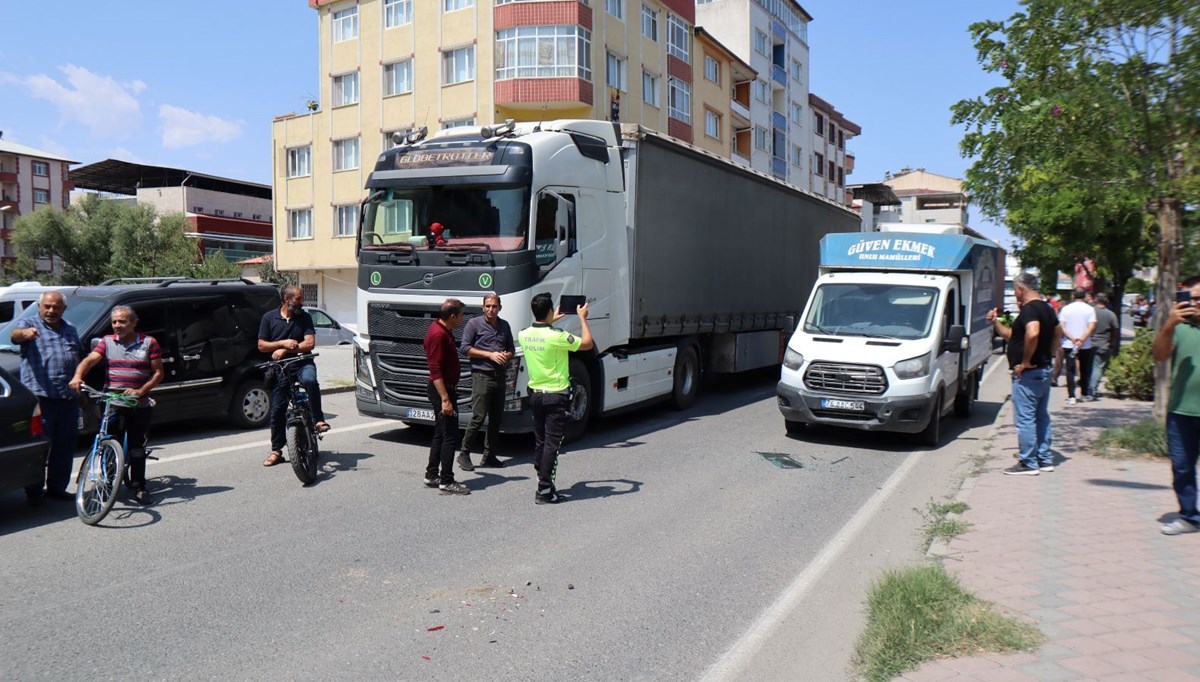 Iğdır'da 6 araçlık zincirleme kaza