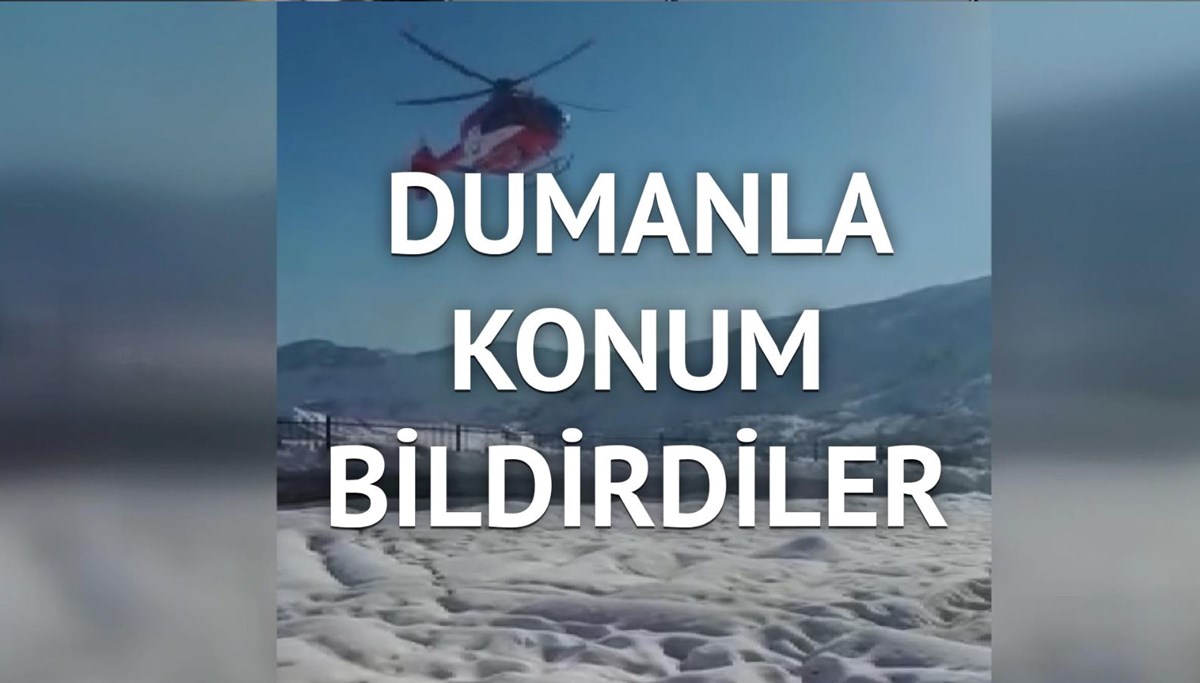 Kapalı köy yollarında hastalar ambulans helikopterle taşınıyor