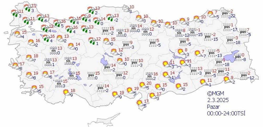 Kar yağışı geri dönüyor! Meteoroloji il il uyardı - 2