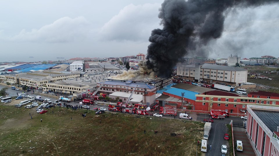 İstanbul Beylikdüzü'de fabrika yangını - 2