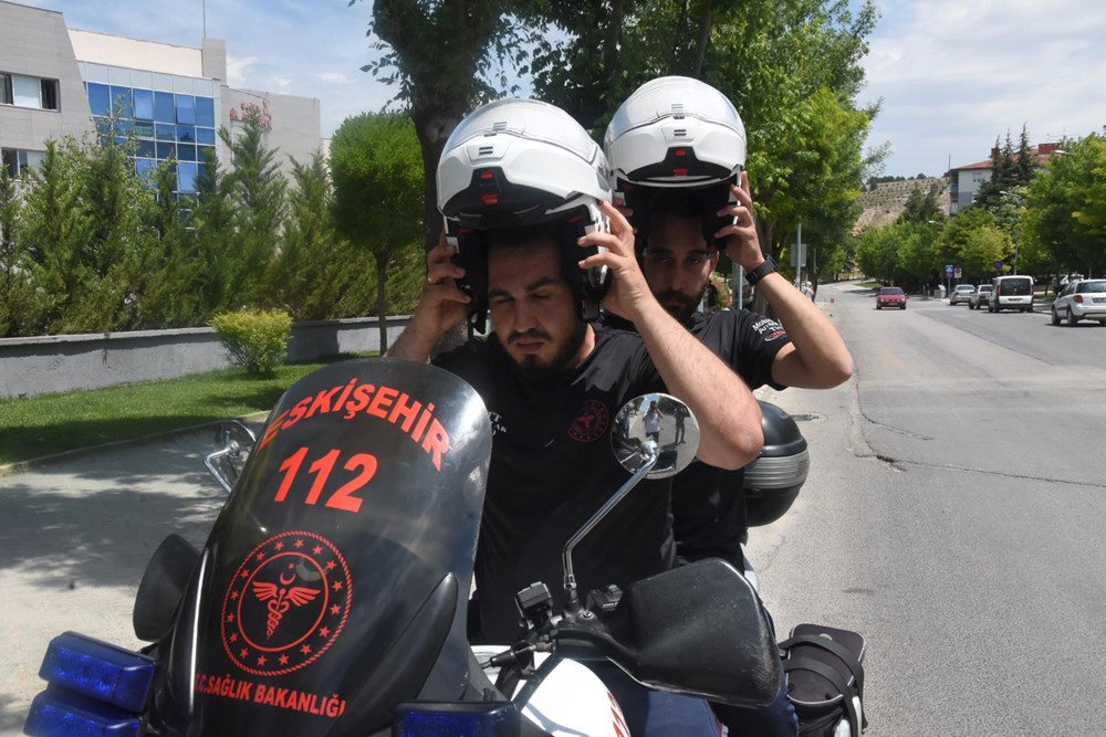 Türkiye'nin tek motosikletli kadın ATT'si Sabiha: Vakalara 3 dakikada ulaşıyor - 5