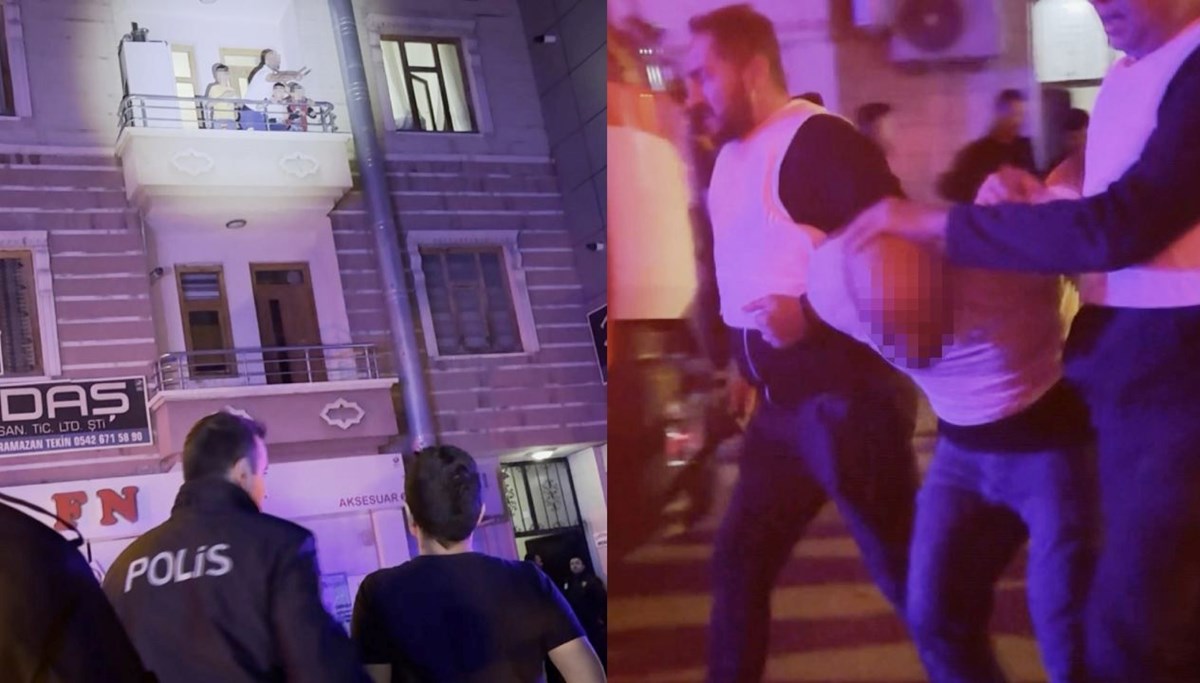 Eski eşini döven şüpheli çocuklarını bıçakla rehin aldı