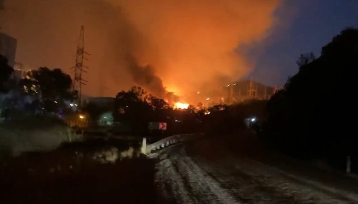 Orman yangınlarında son durum: Termik santraldeki yangın söndü