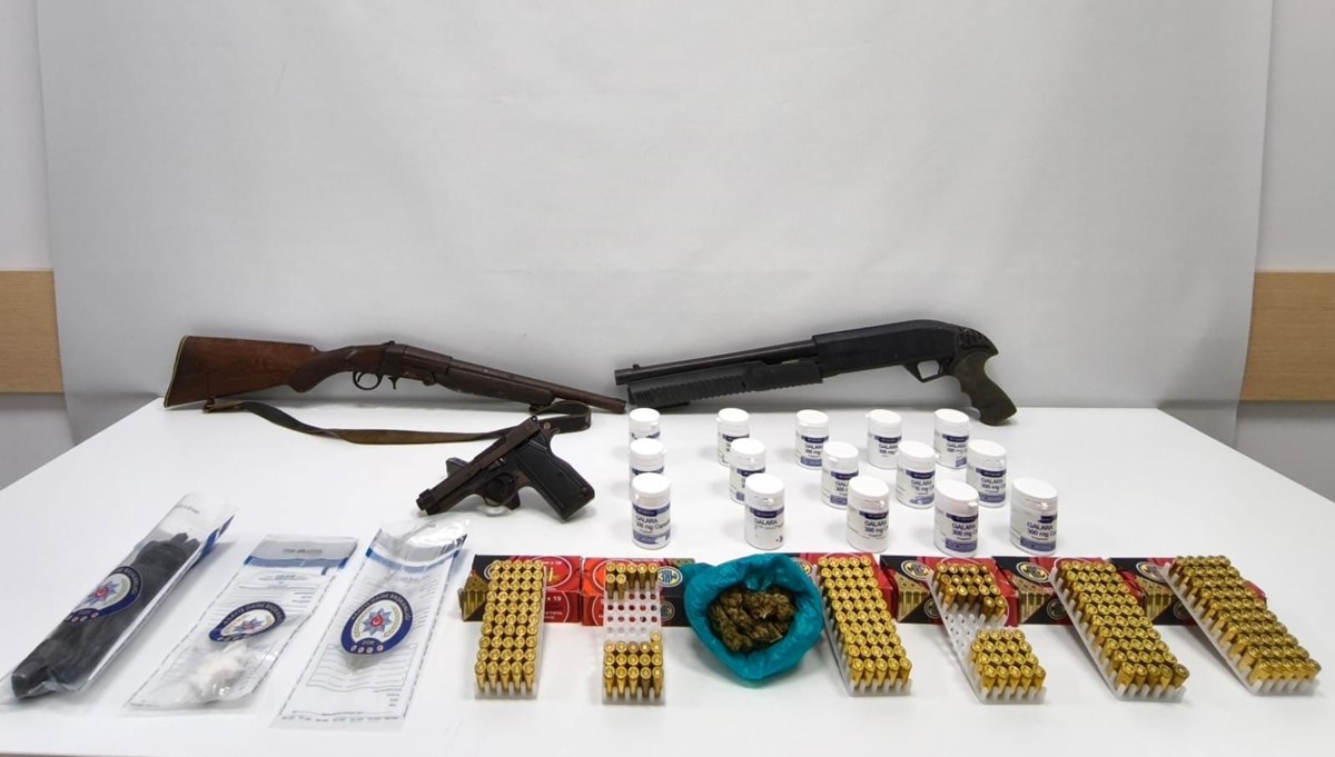 Samsun'un iki ilçesinde uyuşturucu operasyonu