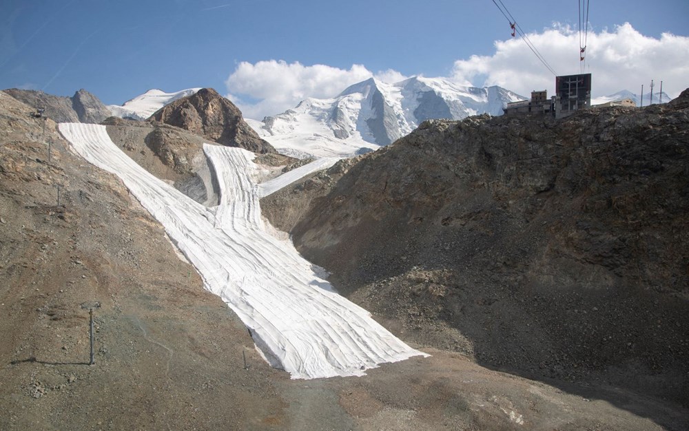 Felakete adım adım: İsviçre Alpleri'nde erime günde 5 santimetreye ulaştı - 6