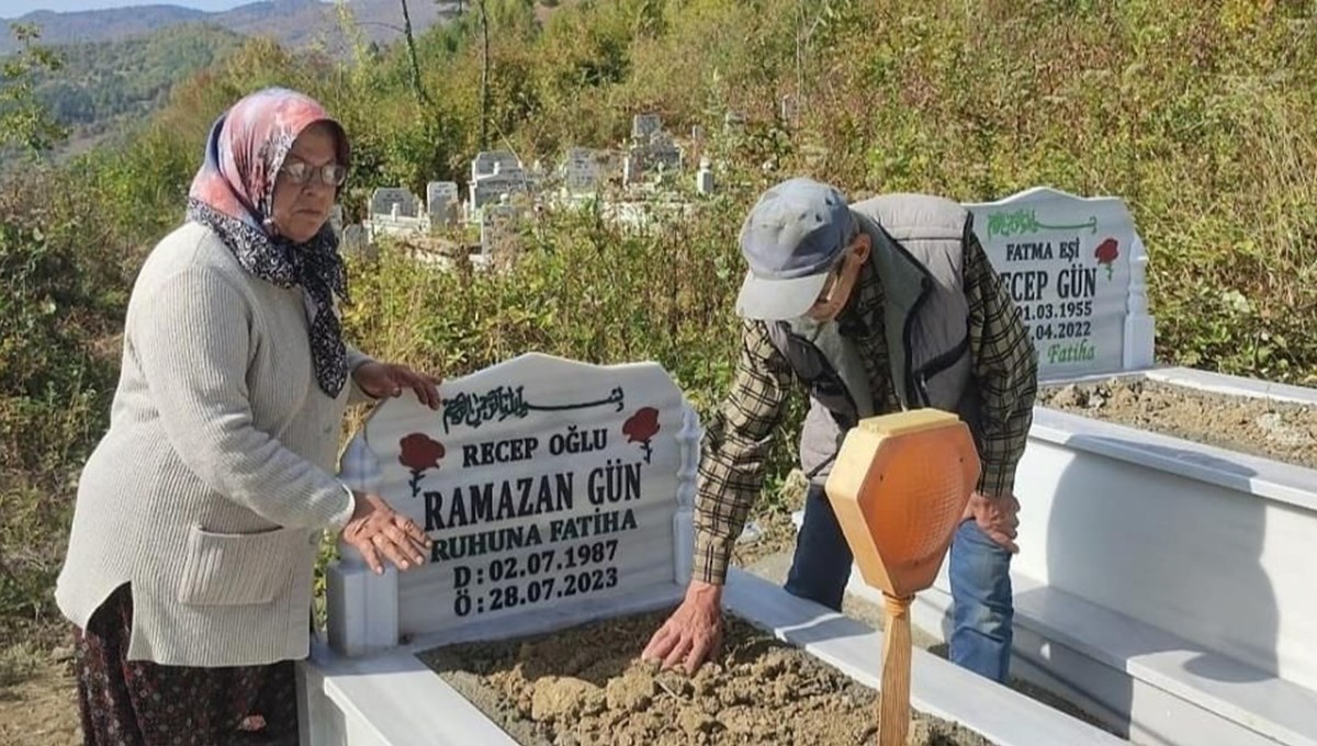 Bartın'da mezarlıkta ayı paniği