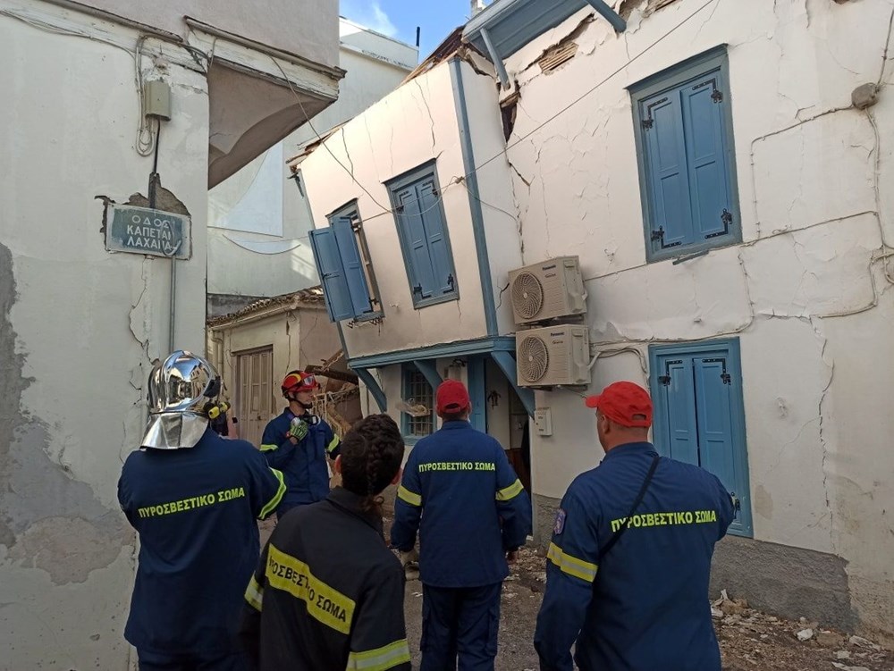 Depremin vurduğu Yunan adası Sisam'da son durum - 2