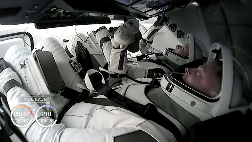 Astronotları kurtarma görevi başladı: Ekip başarılı şekilde ISS'ye kenetlendi! - 4