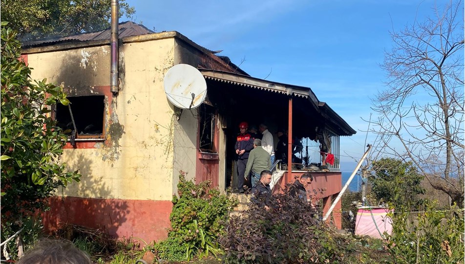 Trabzon'da yangın: 1 ölü