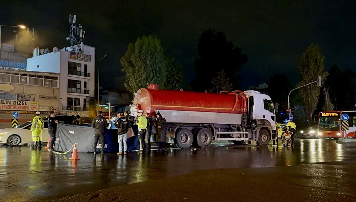 Vidanjörün çarptığı motosikletli öldü