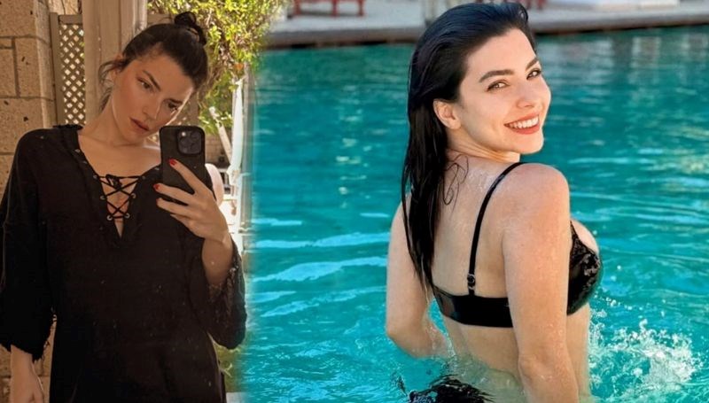 Merve Boluğur tatilde