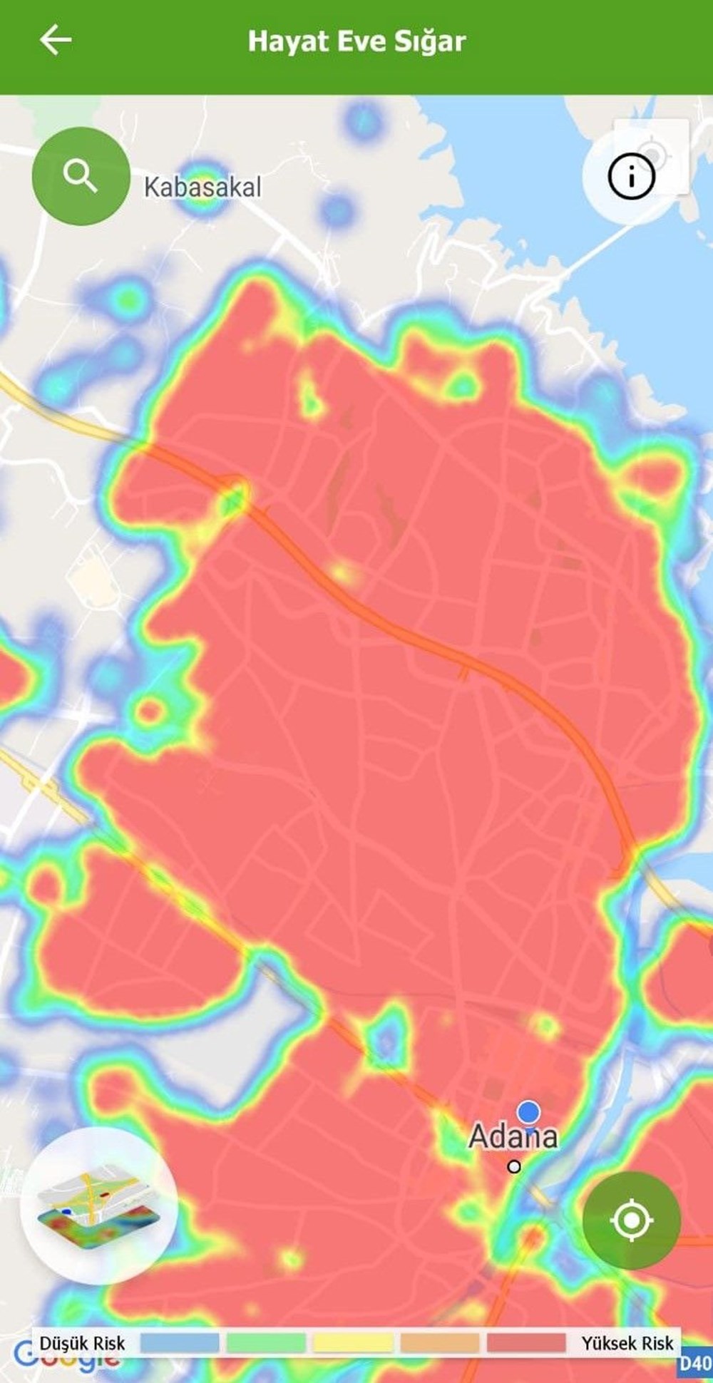 Adana Hazard Map Scared: The Only Place Left Not Red!  - 7