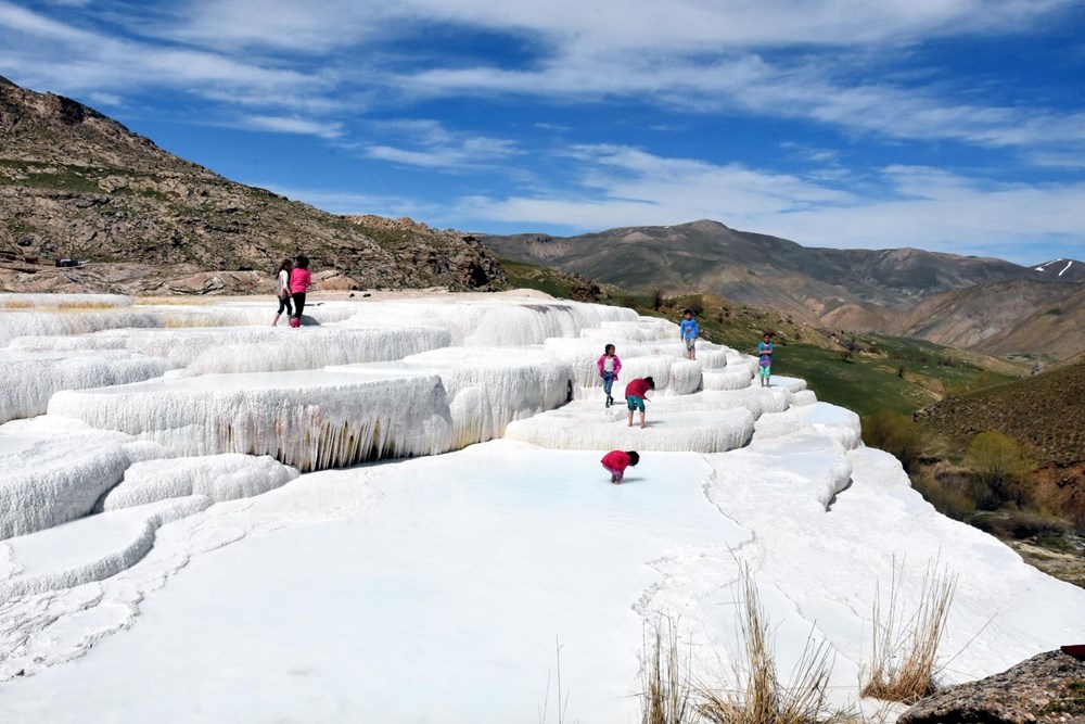 Van�ın Pamukkalesi Başkale Travertenleri NTV