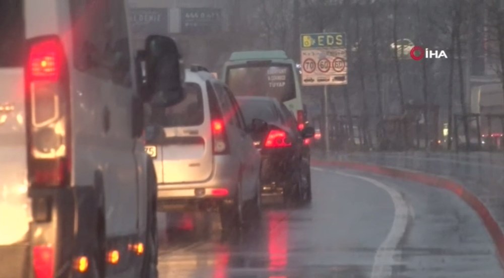 İstanbul'da beklenen kar yağışı başladı - 5