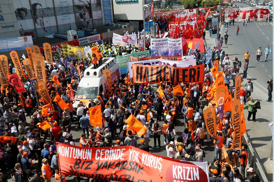 İstanbul'da 1 Mayıs coşkusu (Taksim'e gitmek isteyenlere müdahale) - 5