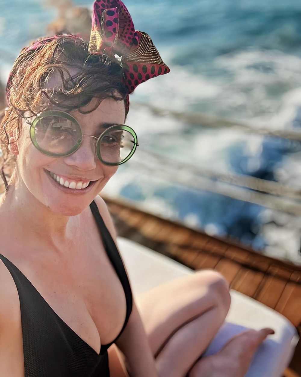 Ünlü oyuncu Songül Öden kızı ile tatilde - 4