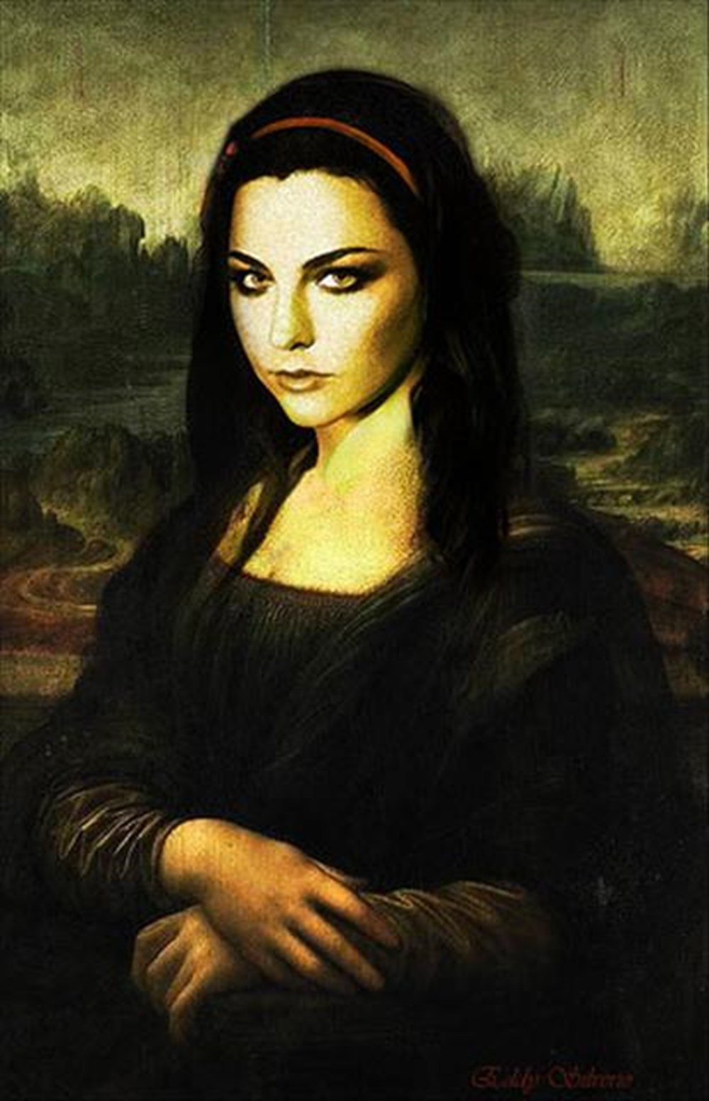 Мона ли. Как создать образ для портрета Джоконды. Mona Lisa Angelina Jolie.