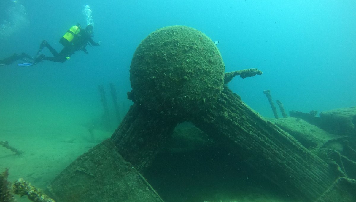 Gelibolu Tarihi Sualtı Parkı dalış turizmine açılıyor Gelibolu Tarihi Sualtı Parkı dalış turizmine açılıyor