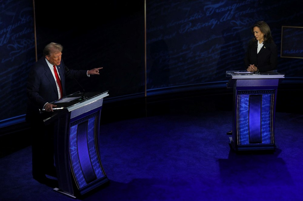 Harris-Trump düellosu: ABD'de başkan adayları ilk münazarada kozlarını paylaştı - 5