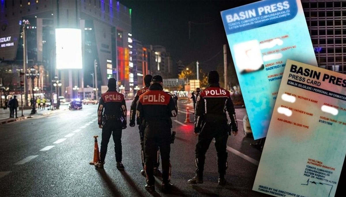 Sahte sarı basın kartı düzenleyip, kısıtlamaları deldiler