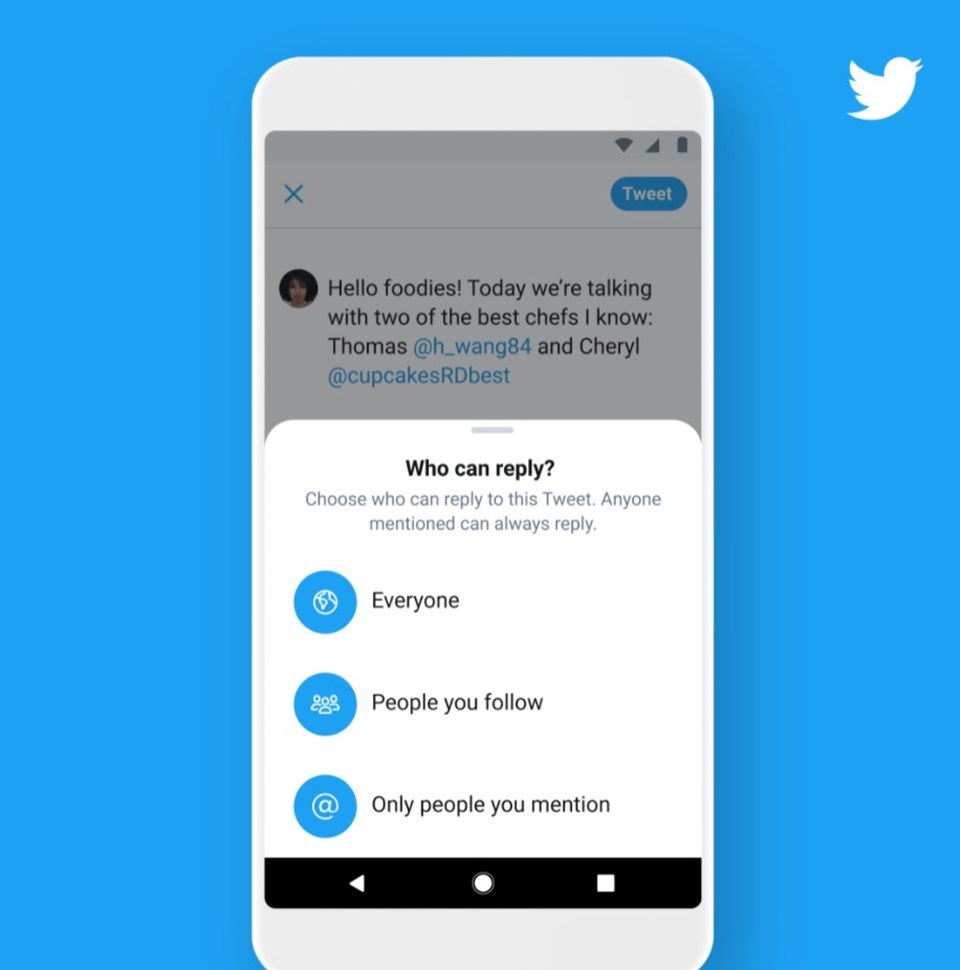 Twitter’dan yeni özellik: Kimin cevap vereceğine siz karar vereceksiniz - 1