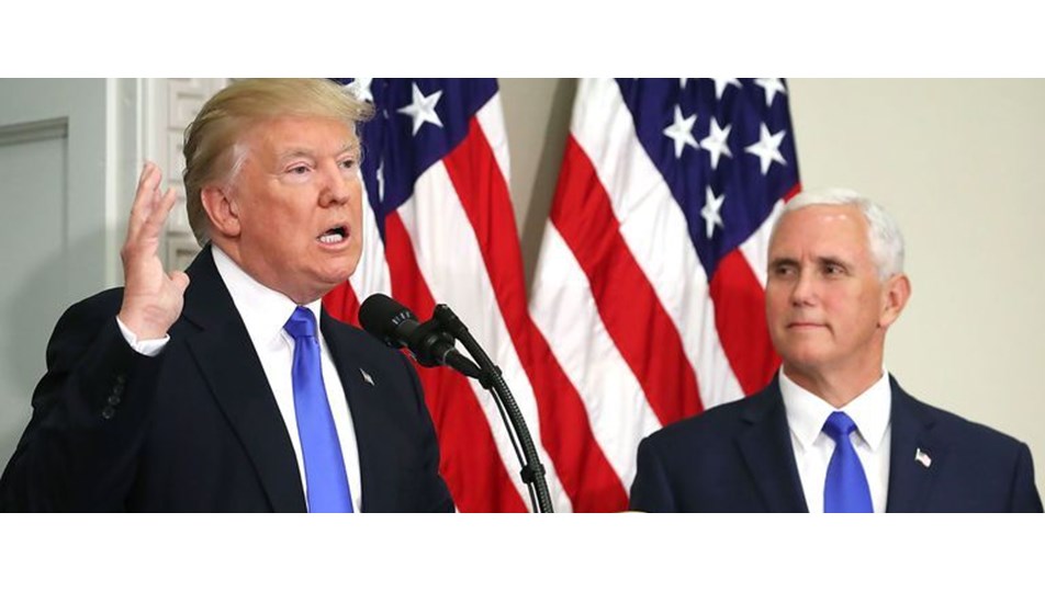 Trump ve Pence'den yaptırım mesajı