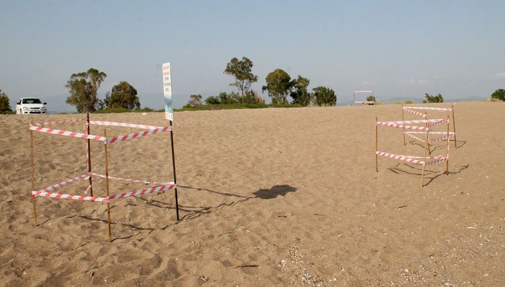 Caretta yuvalama alanına ATV ile daldılar - 6