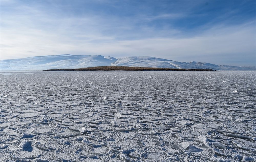 Çıldır Gölü'nde masalsı kış güzelliği - 24