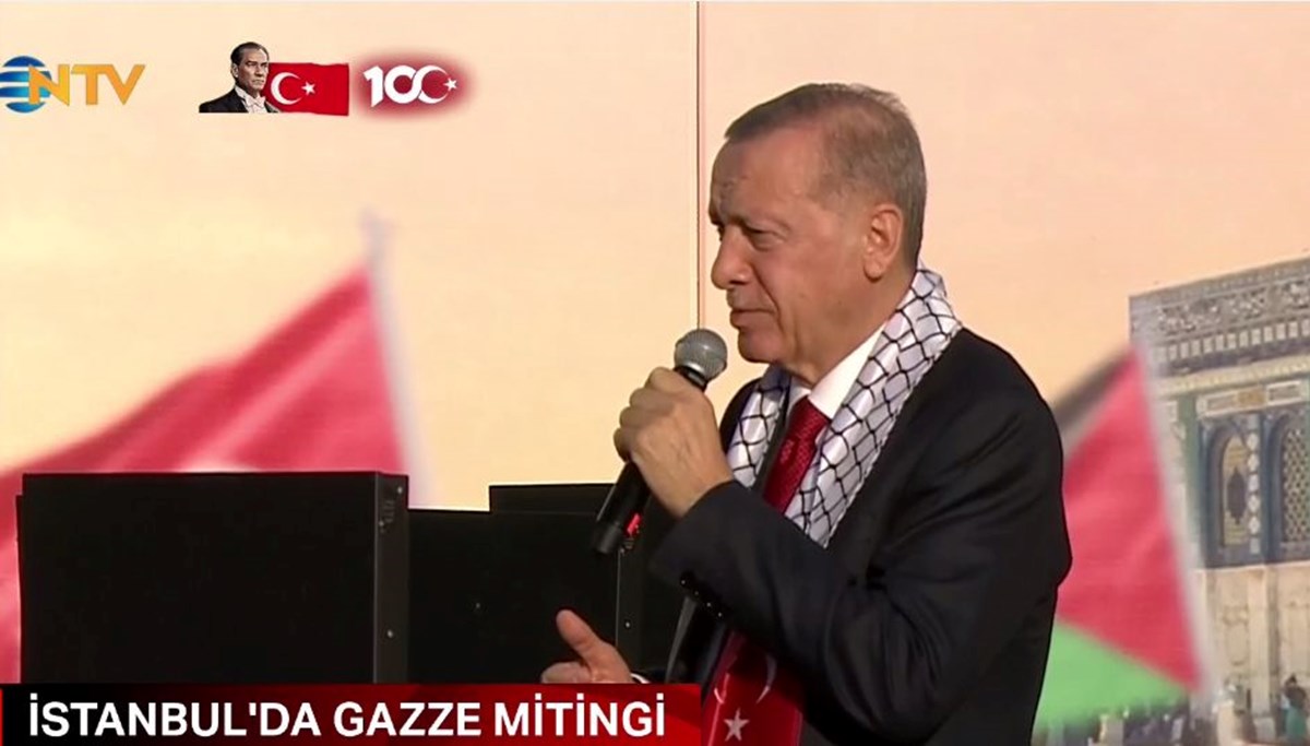 Cumhurbaşkanı Erdoğan: Gazze için yüreklerimizin yangınını haykıracağız