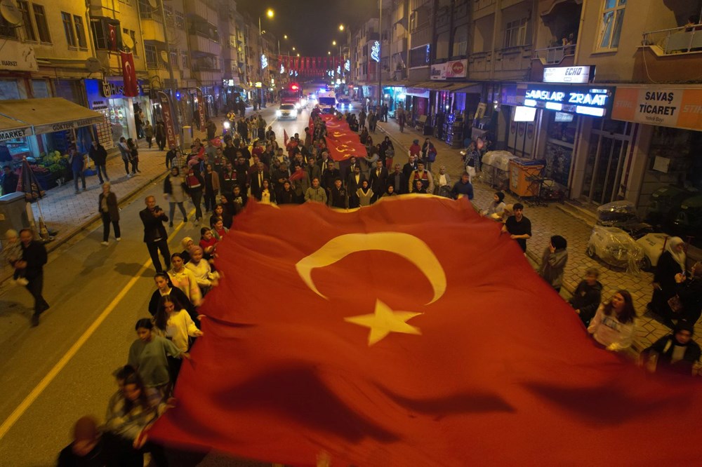 Cumhuriyet'in 100. yılı fener alayı yürüyüşleriyle kutlandı - 20