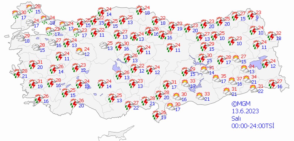 Meteoroloji 20 il için uyardı (bugün hava nasıl olacak?) - 7