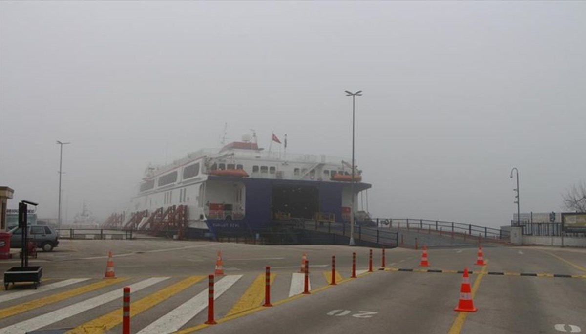 Güney Marmara-Adalar hattına sis engeli