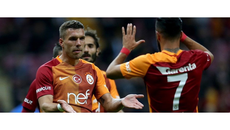 Galatasaray'dan 5 gollü galibiyet